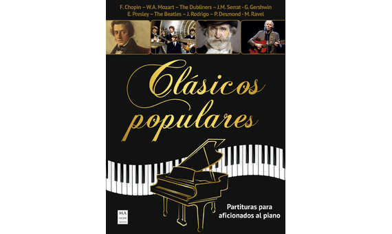 ALBUM - CLASICOS POPULARES (58 CANCIONES) ARR.FACILES PIANO